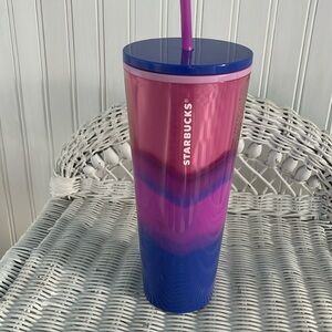 Starbucks venti tie dye pink and purple cup
